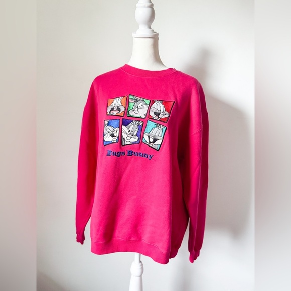 Warner Bros. Sweaters - Vintage Warner Brothers 90s Bugs Bunny Crewneck